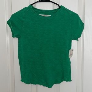 Green Free People We The Free T-Shirt